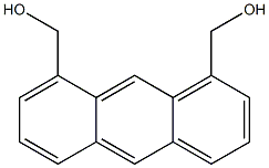 anthracene-1,8-dimethanol Struktur