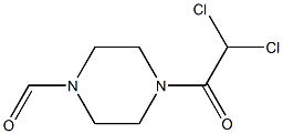 1-formyl-4-dichloroacetylpiperazine Struktur