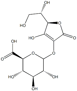 ascorbic acid-2-O-glucuronide Struktur