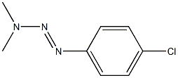 PARA-CHLOROPHENYL-3,3-DIMETHYLTRIAZENE Struktur