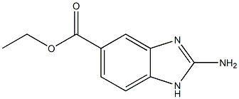 5-CARBETHOXY-2-AMINOBENZIMIDAZOLE Struktur