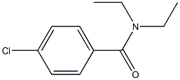 PARA-CHLORO-N,N-DIETHYLBENZAMIDE Struktur