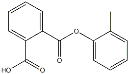 ORTHO-CRESYLPHTHALATE Struktur