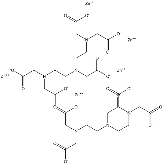 ZINCDIETHYLENETRIAMINEPENTAACETICACID Struktur