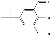 5-TERT-BUTYL-3-METHYLOL-SALICYL-ALDEHYDE Struktur