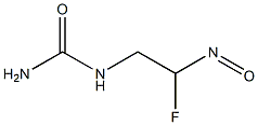 1-NITROSO-FLUOROETHYLUREA Struktur