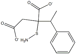 DL-ALPHA-PHENYLETHYLAMINEMERCAPTOSUCCINATE Struktur