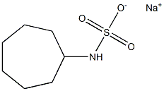 SODIUMCYCLOHEPTYLSULPHAMATE Struktur