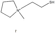 N-(2-MERCAPTOETHYL)-N-METHYLPYRROLIDINIUMIODIDE Struktur