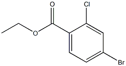 4-BROMO-2-CHLOROBENZOIC ACID ETHYL ESTER Struktur