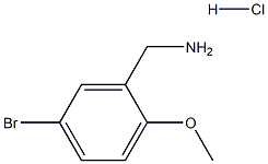 5-BROMO-2-METHOXYBENZYLAMINE Hydrochloride Struktur