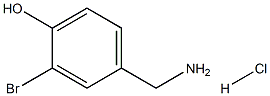 3-BROMO-4-HYDROXYBENZYLAMINE Hydrochloride Struktur