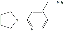 (2-PYRROLIDIN-1-YLPYRIDIN-4-YL)METHYLAMINE Struktur