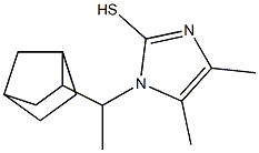 1-(1-BICYCLO[2.2.1]HEPT-2-YLETHYL)-4,5-DIMETHYL-1H-IMIDAZOLE-2-THIOL Struktur