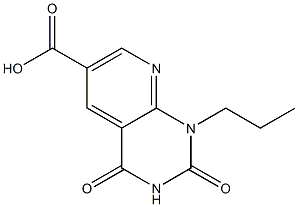 2,4-DIOXO-1-PROPYL-1,2,3,4-TETRAHYDROPYRIDO[2,3-D]PYRIMIDINE-6-CARBOXYLIC ACID Struktur