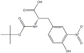 Boc-3-Nitro-Tyrosine Struktur