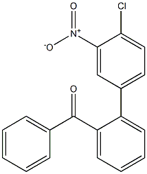 (4-CHLORO-3-NITROPHENYL)BENZOPHENONE Struktur