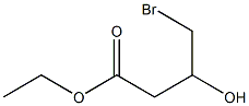 ETHYL 4-BROMO-3-HYDROXY BUTANOATE Struktur