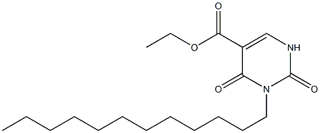 3-DODECYL-5-CARBETHOXYURACIL Struktur