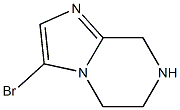 3-BROMO-5,6,7,8-TETRAHYDRO-IMIDAZO[1,2-A]PYRAZINE Struktur