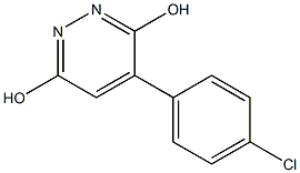 4-(4-CHLOROPHENYL)PYRIDAZINE-3,6-DIOL Struktur