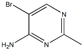 5-BROMO-2-METHYL-PYRIMIDIN-4-YLAMINE Struktur