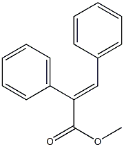 methyl 2,3-diphenylacrylate Struktur