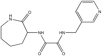 N1-(2-oxoazepan-3-yl)-N2-(3-pyridylmethyl)ethanediamide Struktur