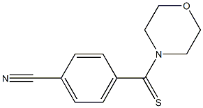 4-(morpholinocarbothioyl)benzonitrile Struktur