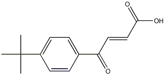 4-[4-(tert-butyl)phenyl]-4-oxobut-2-enoic acid Struktur