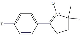 5-(4-fluorophenyl)-2,2-dimethyl-3,4-dihydro-2H-pyrrolium-1-olate Struktur