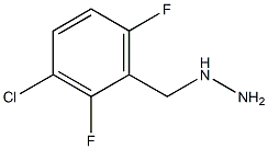 1-(3-chloro-2,6-difluorobenzyl)hydrazine Struktur