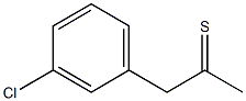 1-(3-chlorophenyl)propane-2-thione Struktur