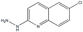 1-(6-chloroquinolin-2-yl)hydrazine Struktur