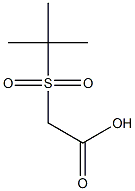 2-(tert-butylsulfonyl)acetic acid Struktur