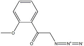 2-azido-1-(2-methoxyphenyl)ethanone Struktur