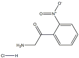 2-NITROPHENACYLAMINE HYDROCHLORIDE Struktur