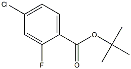 (tert-Butyl) 4-chloro-2-fluorobenzoate Struktur