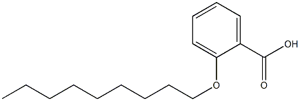 2-n-Nonyloxybenzoic acid Struktur