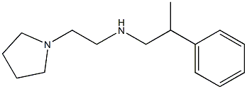 (2-phenylpropyl)[2-(pyrrolidin-1-yl)ethyl]amine Struktur