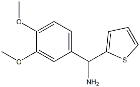 (3,4-dimethoxyphenyl)(thiophen-2-yl)methanamine Struktur