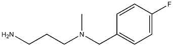 (3-aminopropyl)[(4-fluorophenyl)methyl]methylamine Struktur