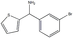 (3-bromophenyl)(thiophen-2-yl)methanamine Struktur