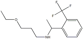 (3-ethoxypropyl)({1-[2-(trifluoromethyl)phenyl]ethyl})amine Struktur