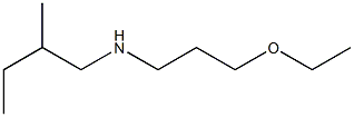 (3-ethoxypropyl)(2-methylbutyl)amine Struktur