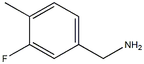 (3-fluoro-4-methylphenyl)methanamine Struktur