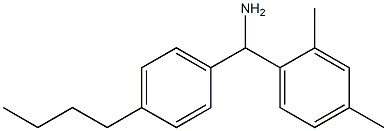 (4-butylphenyl)(2,4-dimethylphenyl)methanamine Struktur