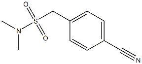 (4-cyanophenyl)-N,N-dimethylmethanesulfonamide Struktur