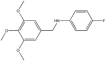 (4-fluorophenyl)(3,4,5-trimethoxyphenyl)methylamine Struktur