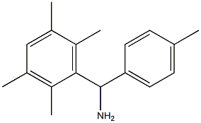 (4-methylphenyl)(2,3,5,6-tetramethylphenyl)methanamine Struktur